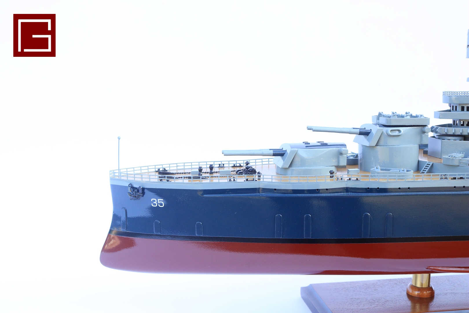 USS Texas (BB-35) (Dark Blue (2)