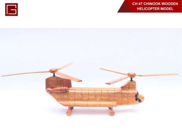 CH 47 Chinook Wooden Helicopter Model-01