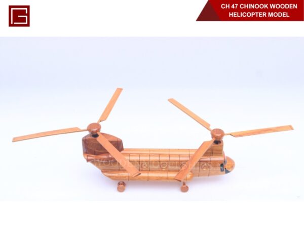 CH 47 Chinook Wooden Helicopter Model-02