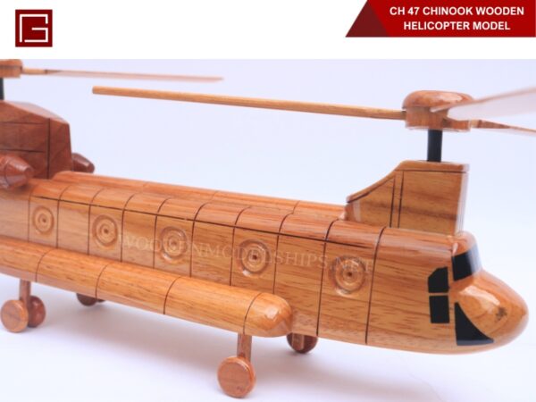 CH 47 Chinook Wooden Helicopter Model-04