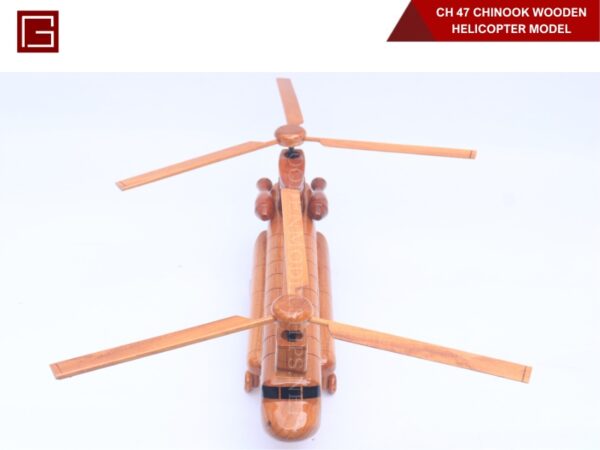 CH 47 Chinook Wooden Helicopter Model-07