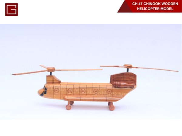 CH 47 Chinook Wooden Helicopter Model-08