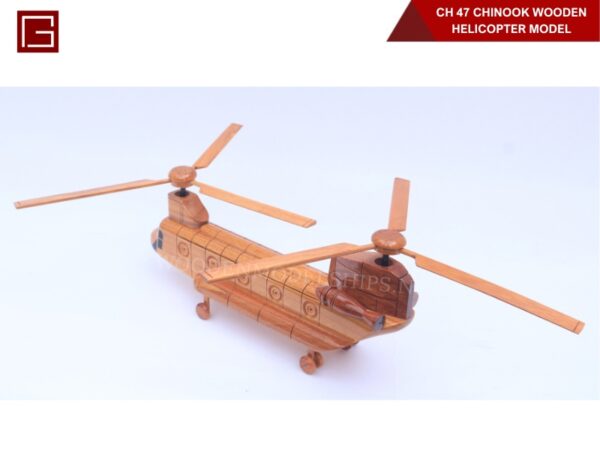 CH 47 Chinook Wooden Helicopter Model-10