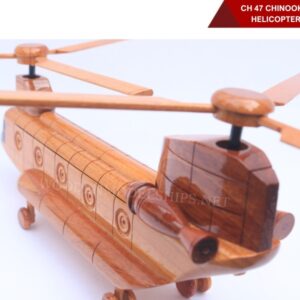 CH 47 Chinook Wooden Helicopter Model-11