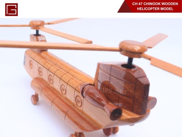 CH 47 Chinook Wooden Helicopter Model-11