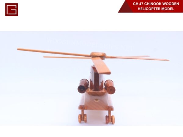 CH 47 Chinook Wooden Helicopter Model-12