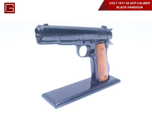 Colt 1911 45 ACP Caliber Black Handgun-02