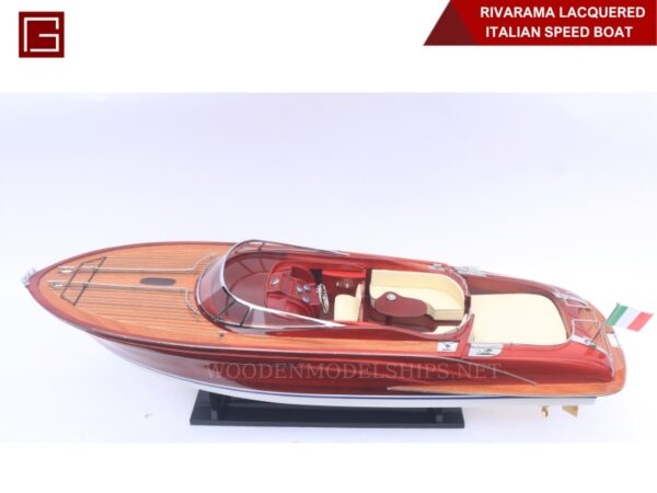 Rivarama Lacquered Italian Speed Boat-02