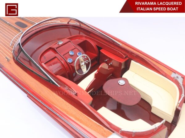 Rivarama Lacquered Italian Speed Boat-05