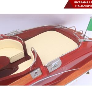 Rivarama Lacquered Italian Speed Boat-10