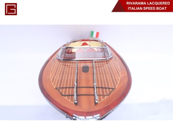 Rivarama Lacquered Italian Speed Boat-12