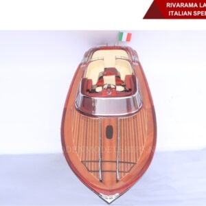 Rivarama Lacquered Italian Speed Boat-13