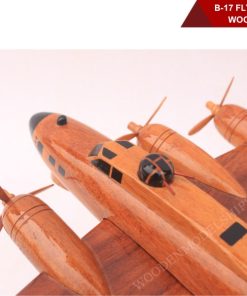 B-17 Flying Fortress Wooden Model-09