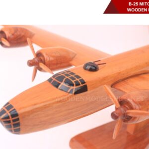 B-25 Mitchell Wooden Model-05