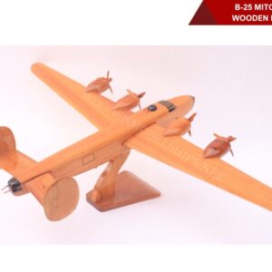 B-25 Mitchell Wooden Model-09