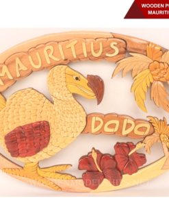 Wooden Picture engraving Mauritius of the dodo-01