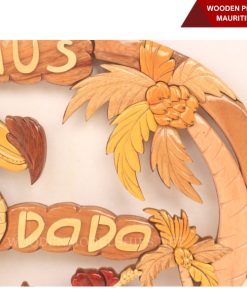 Wooden Picture engraving Mauritius of the dodo-03