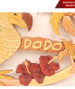 Wooden Picture engraving Mauritius of the dodo-05