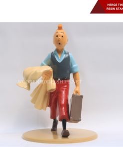 HERGE TINTIN Tintin On The Way Resin Standing Figure Figurine-02