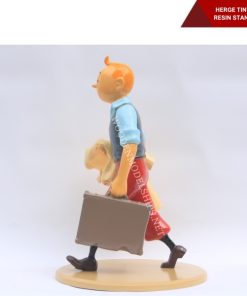 HERGE TINTIN Tintin On The Way Resin Standing Figure Figurine-03