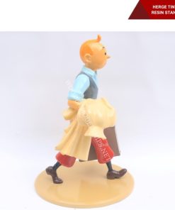 HERGE TINTIN Tintin On The Way Resin Standing Figure Figurine-06