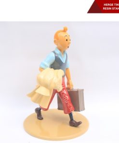 HERGE TINTIN Tintin On The Way Resin Standing Figure Figurine-09