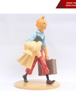 HERGE TINTIN Tintin On The Way Resin Standing Figure Figurine-10