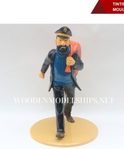 Tintin - Statuette Moulinsart 45935 - Haddock sac baluchon - Les 7 boules de Cristal -02
