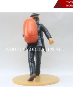 Tintin - Statuette Moulinsart 45935 - Haddock sac baluchon - Les 7 boules de Cristal -05