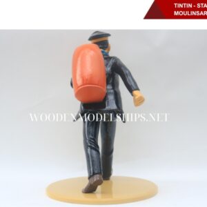 Tintin - Statuette Moulinsart 45935 - Haddock sac baluchon - Les 7 boules de Cristal -05