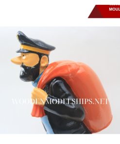 Tintin - Statuette Moulinsart 45935 - Haddock sac baluchon - Les 7 boules de Cristal -07