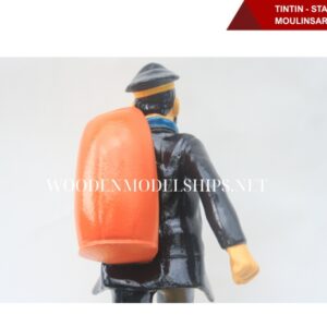 Tintin - Statuette Moulinsart 45935 - Haddock sac baluchon - Les 7 boules de Cristal -09