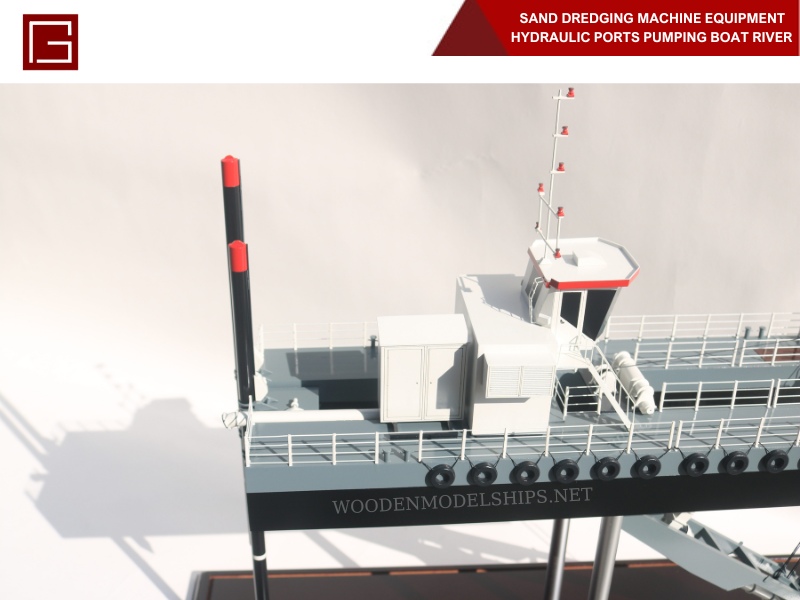 Sand Dredging Machine Equipment Hydraulic Ports Pumping Boat River Mining Cutter Suction Dredger-07 Sand Dredging Machine Equipment Hydraulic Ports Pumping Boat River Mining Cutter Suction Dredger-07