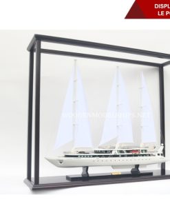 DISPLAY CASE FOR LE PONANT 80CM HULL LONG WITH LEG AND PLEXIGLASS-03