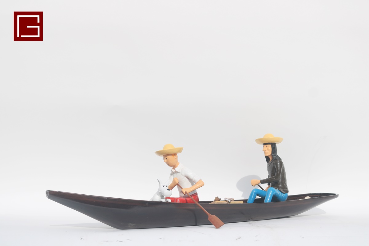 Tintin-1 Figure-Statuette Moulinsart 46956 Model (1)