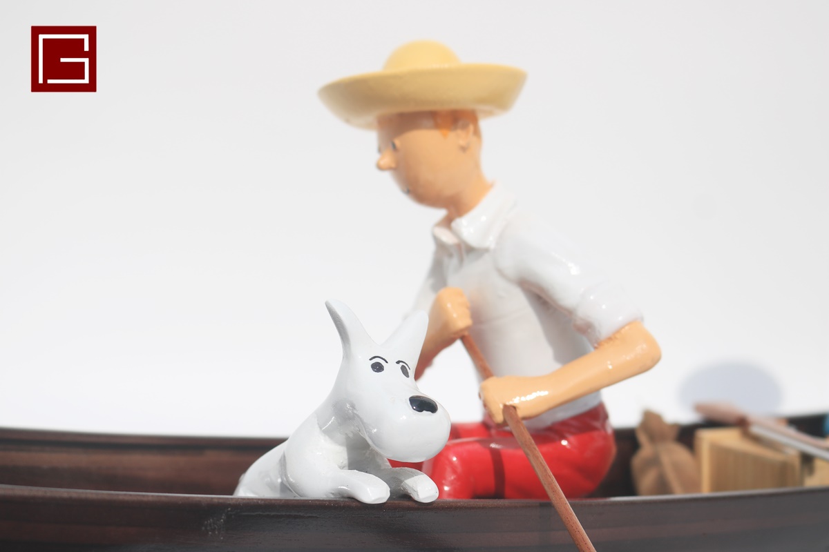 Tintin-1 Figure-Statuette Moulinsart 46956 Model (3)