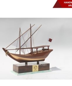 Handmade Wooden Arabic Dhow-03