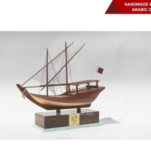Handmade Wooden Arabic Dhow-03