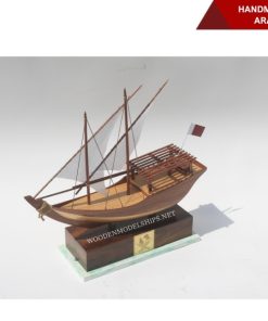 Handmade Wooden Arabic Dhow-04