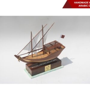 Handmade Wooden Arabic Dhow-04