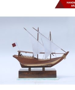 Handmade Wooden Arabic Dhow-05