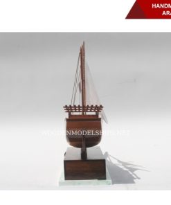 Handmade Wooden Arabic Dhow-06