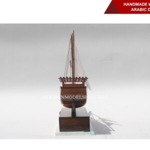 Handmade Wooden Arabic Dhow-06