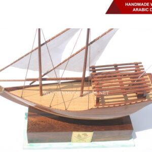 Handmade Wooden Arabic Dhow-08