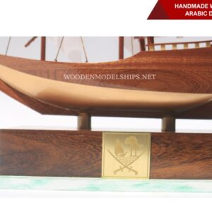 Handmade Wooden Arabic Dhow-09