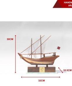 Handmade Wooden Arabic Dhow-10