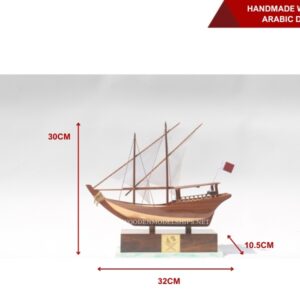 Handmade Wooden Arabic Dhow-10
