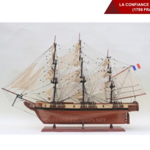 LA CONFIANCE SHIP MODEL (1799 FRANCE)