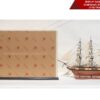 Display case for La Confiance Ship Model (1799 France)-01