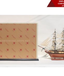 Display case for La Confiance Ship Model (1799 France)-01
